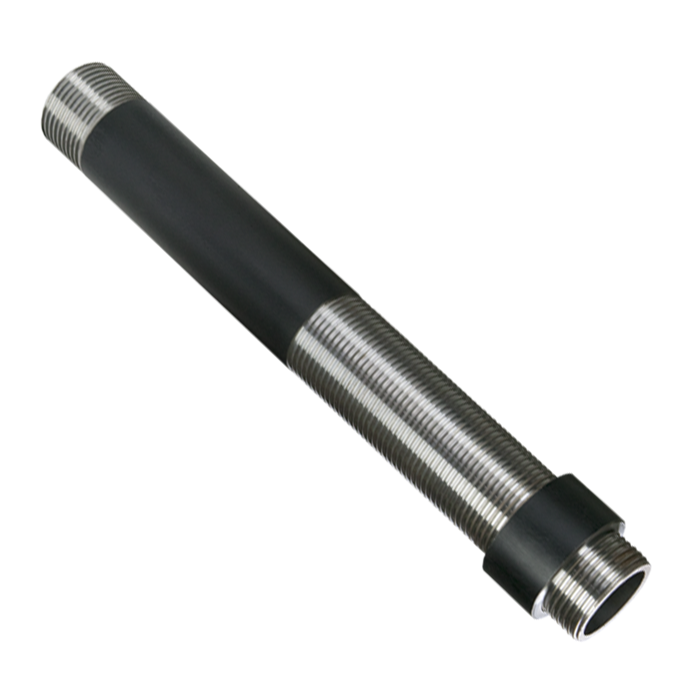 Tube de tête de micropieux ajustable — filetage long