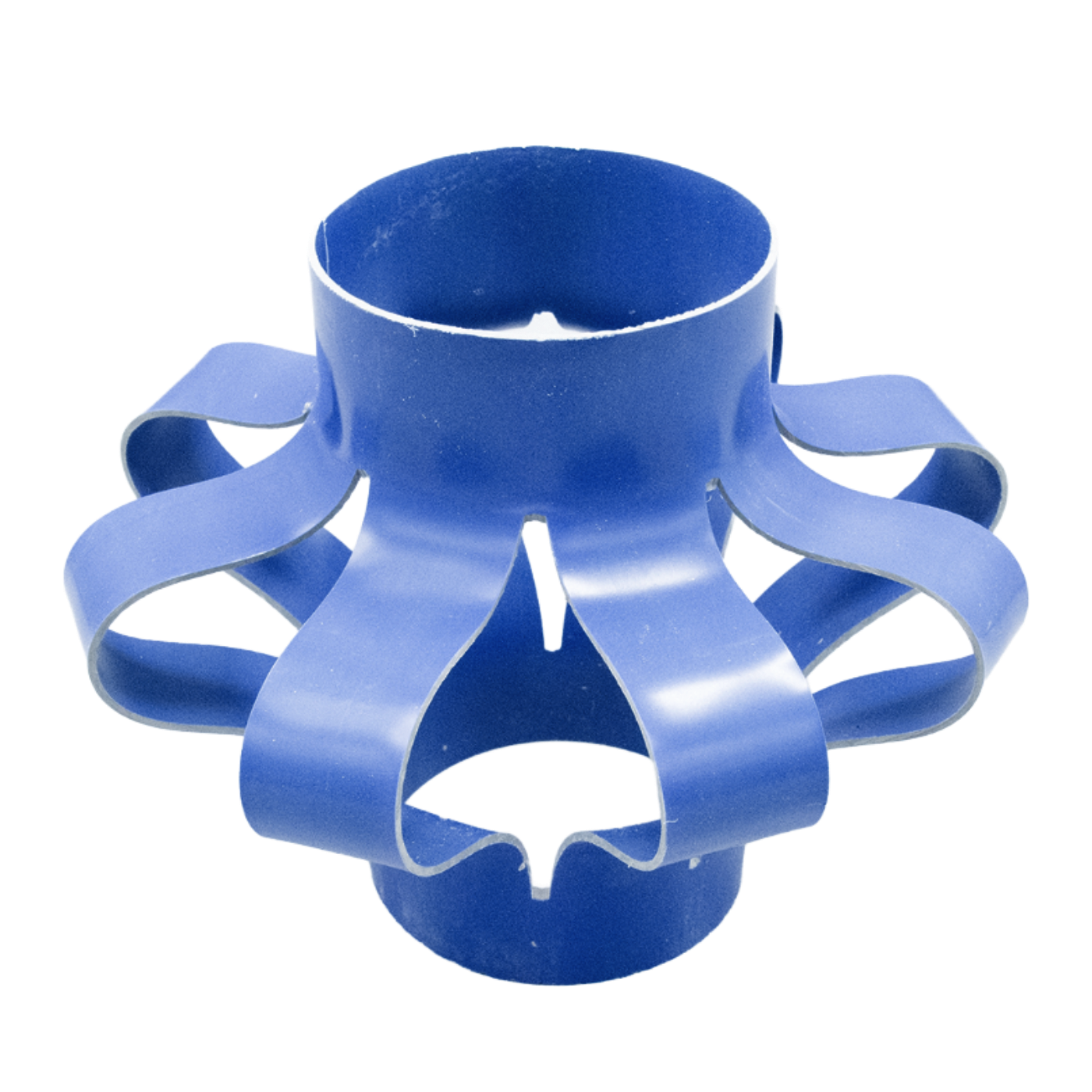 Centreur PVC corbeille — guidage léger des tubes