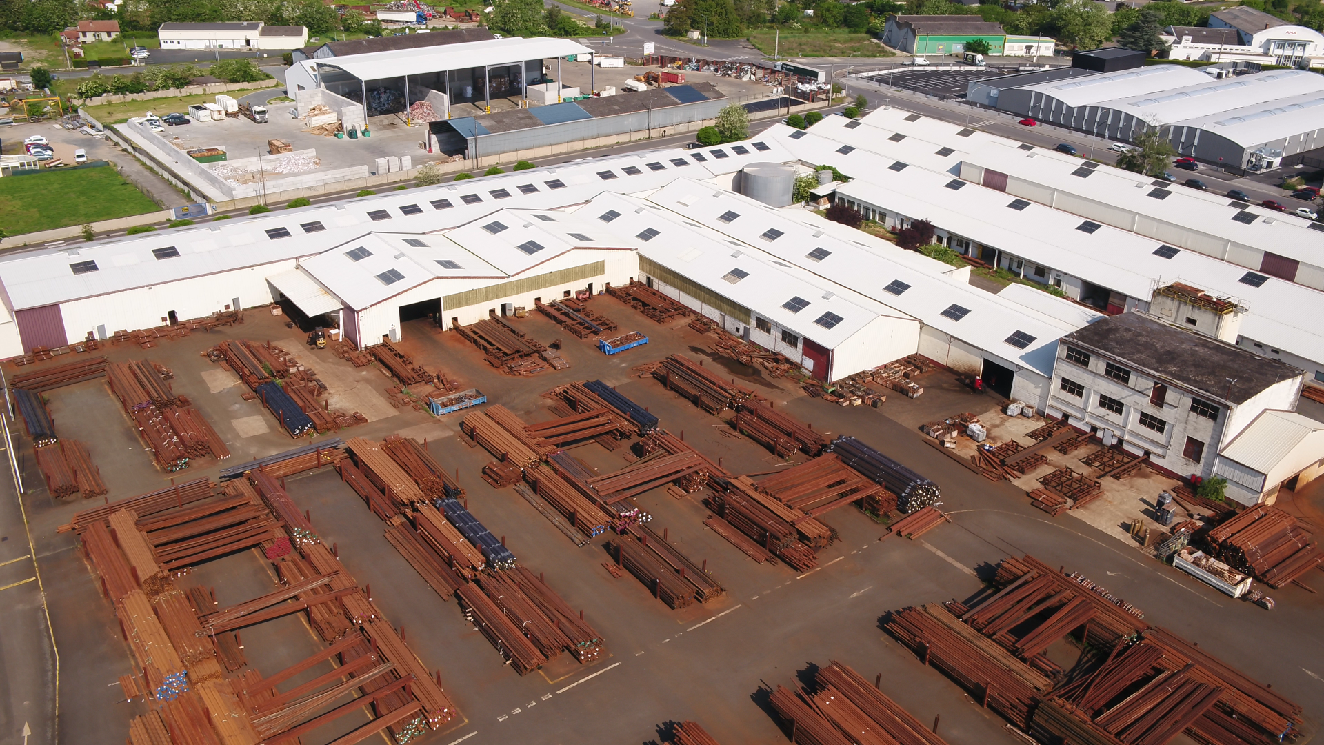 micropieux Châtellerault - Usine SOTOMET à Châtellerault — vue aérienne